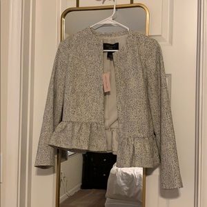 NEW Ann Taylor Factory tweed jacket 0P